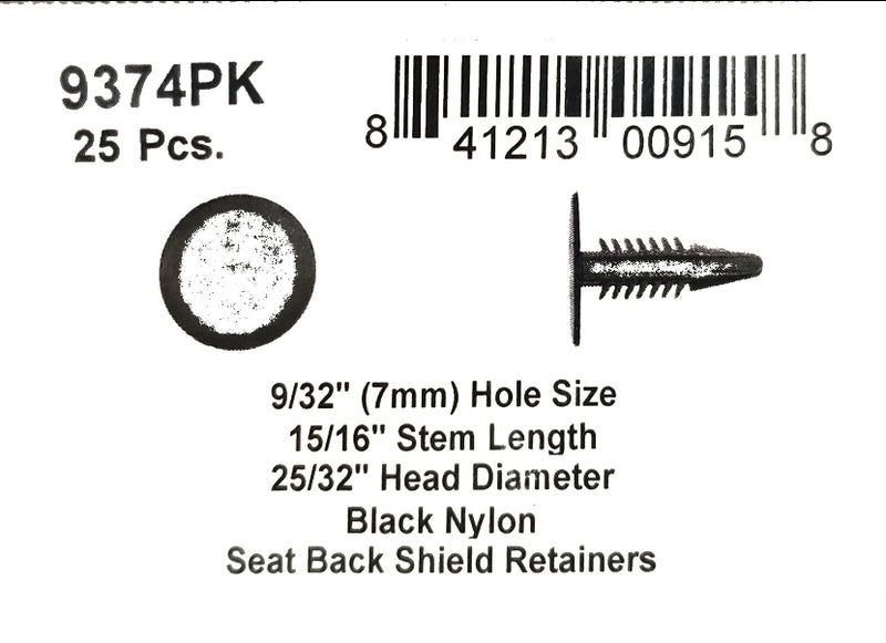 DSC.9374PK  9/32" Hole Size 15/16" Stem