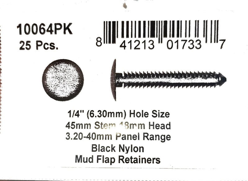 DSC.10064PK  6.3mm Hole 18mm Head 45mm Stem