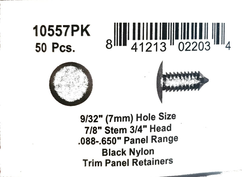 DSC.10557PK  9/32" Hole Size 3/4" Head Dia