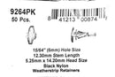 DSC.9264PK  15/64" Hole Size 12.3mm Stem