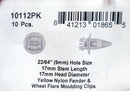 DSC.10112PK  9mm Hole Size 17mm Stem Length