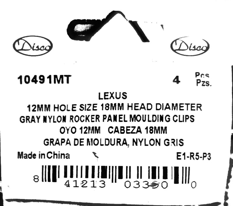 DSC.10491MT 10mm Stem Length 18mm Head Diameter