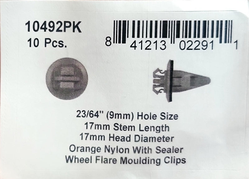 DSC.10492PK  9mm Hole Size 17mm Stem Length