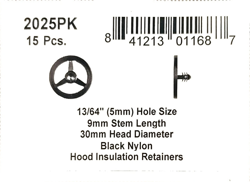 DSC.2025PK  5mm Hole Size 9mm Stem Lgth