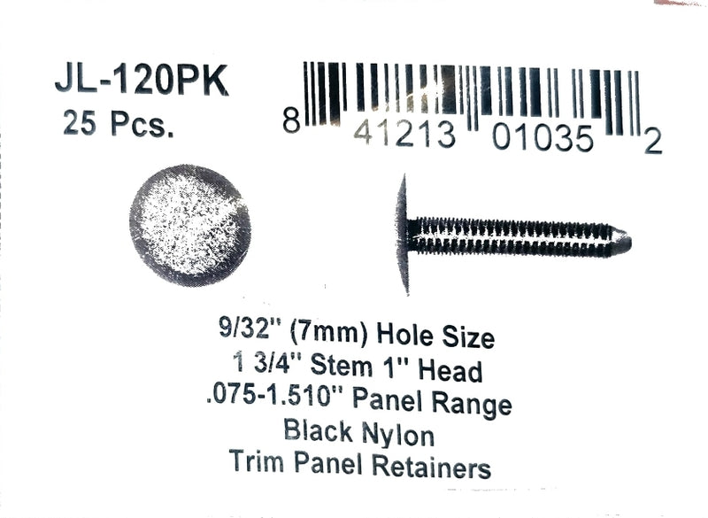 DSC.2048PK  9/32" Hole Size 26mm Head O.D.
