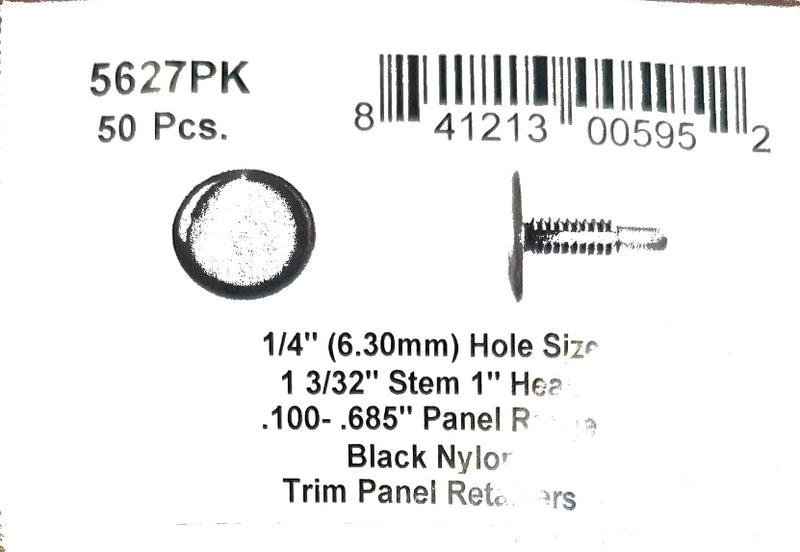 DSC.5627PK  1/4" Hole Size 1 3/32" Stem