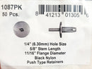 DSC.1087PK  1/4" Hole Size 5/8" Stem Lgth