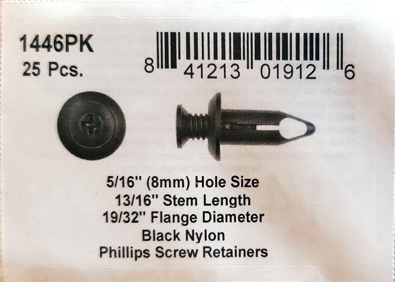 DSC.1446PK  8mm Hole Size 18mm Stem Length