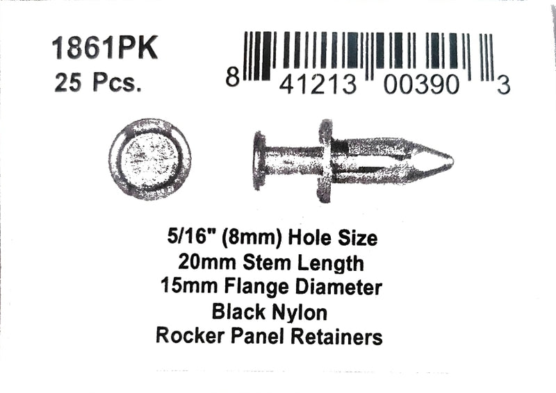 DSC.1861PK  8mm Hole Size 20mm Stem Length