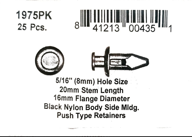 DSC.1975PK  8mm Hole Size 20mm Stem Length