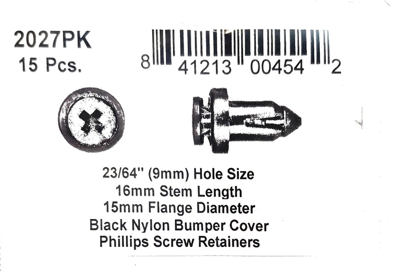 DSC.2027PK  9mm Hole Size 16mm Stem Length