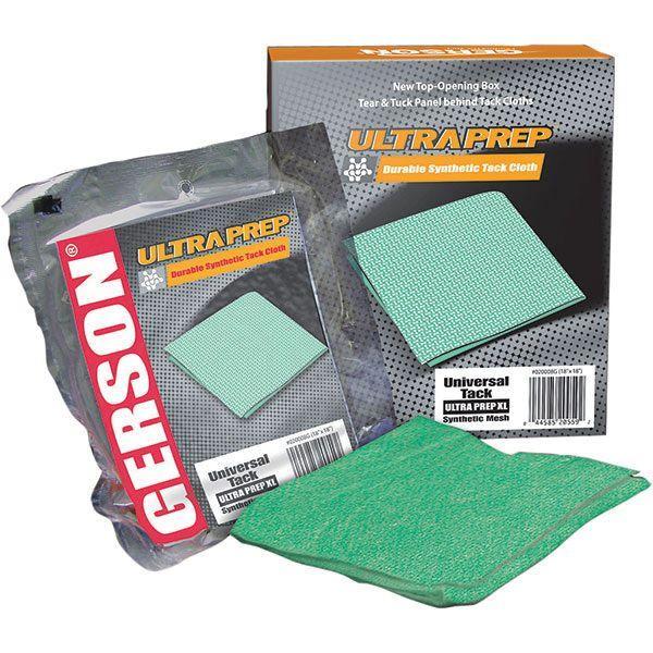 GER.020008G Ultra Prep&reg Tack Cloth, 18 in L x 18 in W, Green
