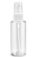 ULI.S-21661Clear Cylinder Spray Bottles - 2 oz