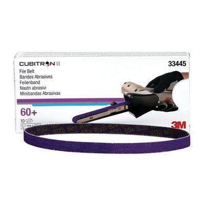 Cubitron II File Belt, 1/2 in W x 18 in L, 60 Grit, Purple