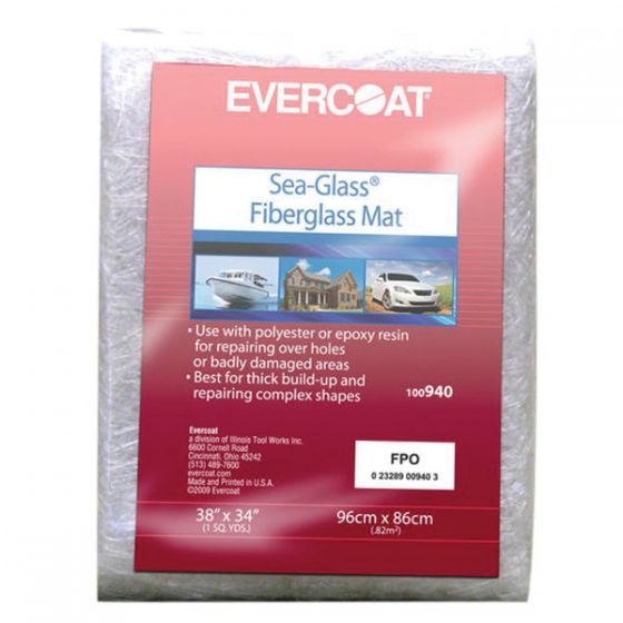 FIB.940 EVERCOAT® Sea-Glass®  Fiberglass Mat, 11.5 oz Bag, White/Neutral, Solid