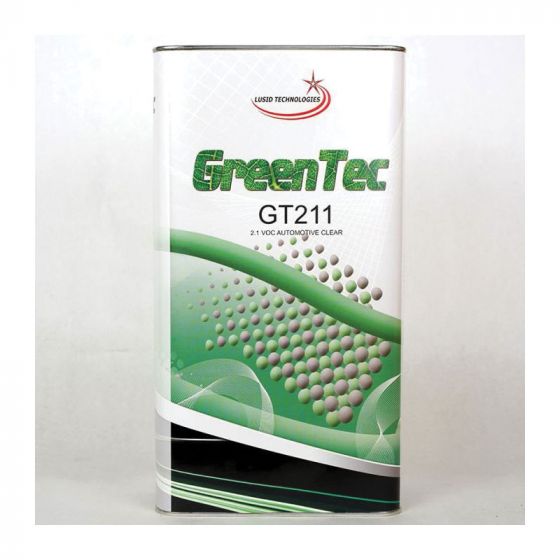 GTC.GT211 GreenTec  Premium Automotive Euro Style Clear Coat, 5 L, Low VOC VOC, 2:1:1 Mixing