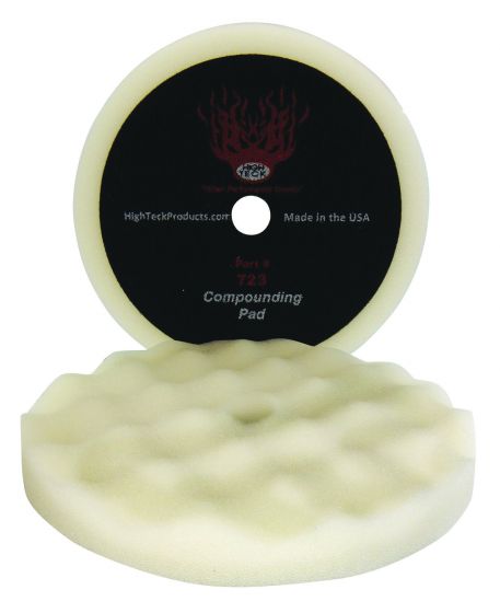 HIT.723 Compounding Pad, White, 8" Diameter, 1" Thickness, Qty: 2