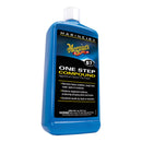 Marine/RV One Step Compound, 32 oz Bottle, High Gloss Creamy White, Liquid