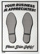 Premium Paper Floor Mats - 16.5" x 22"